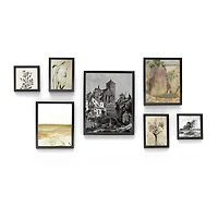 Black 7 Piece 123 Gallery Wall Frame Set by Studio Décor®