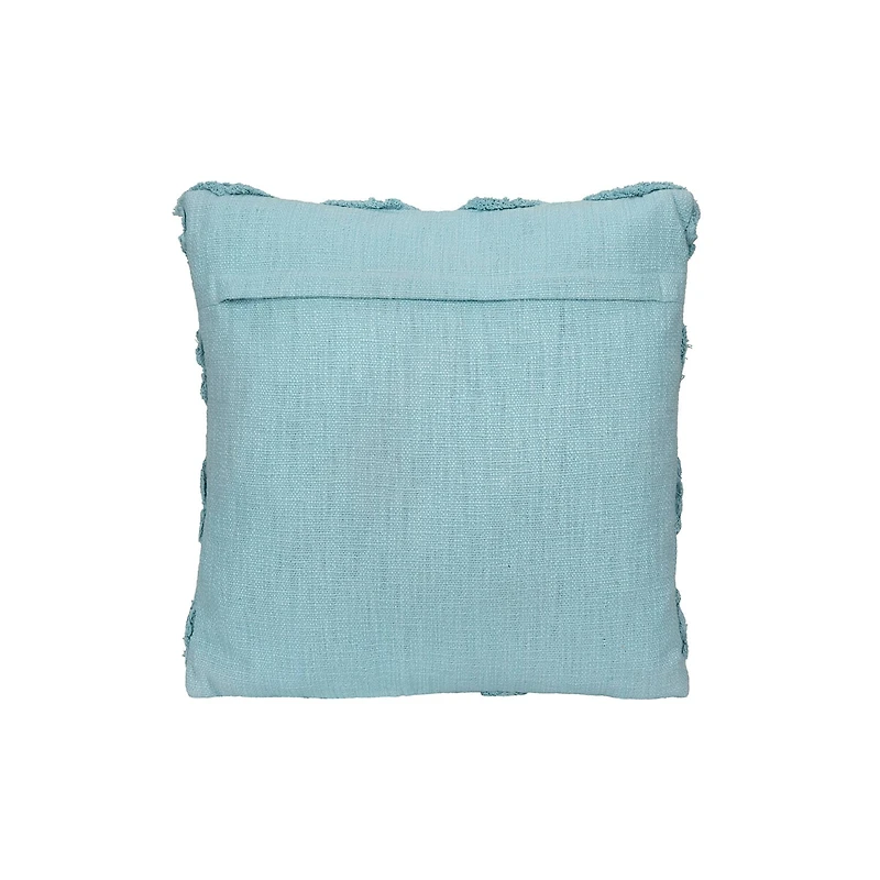 Hello Honey® Light Blue Cotton Chenille Throw Pillow
