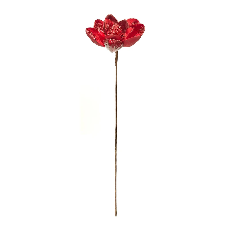 29" Red Magnolia Stem, 6ct.