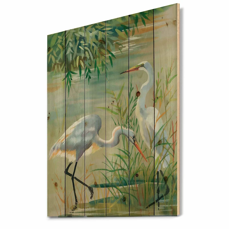Designart - Heron Birds I