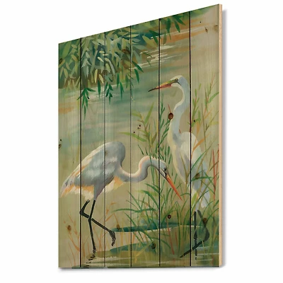 Designart - Heron Birds I