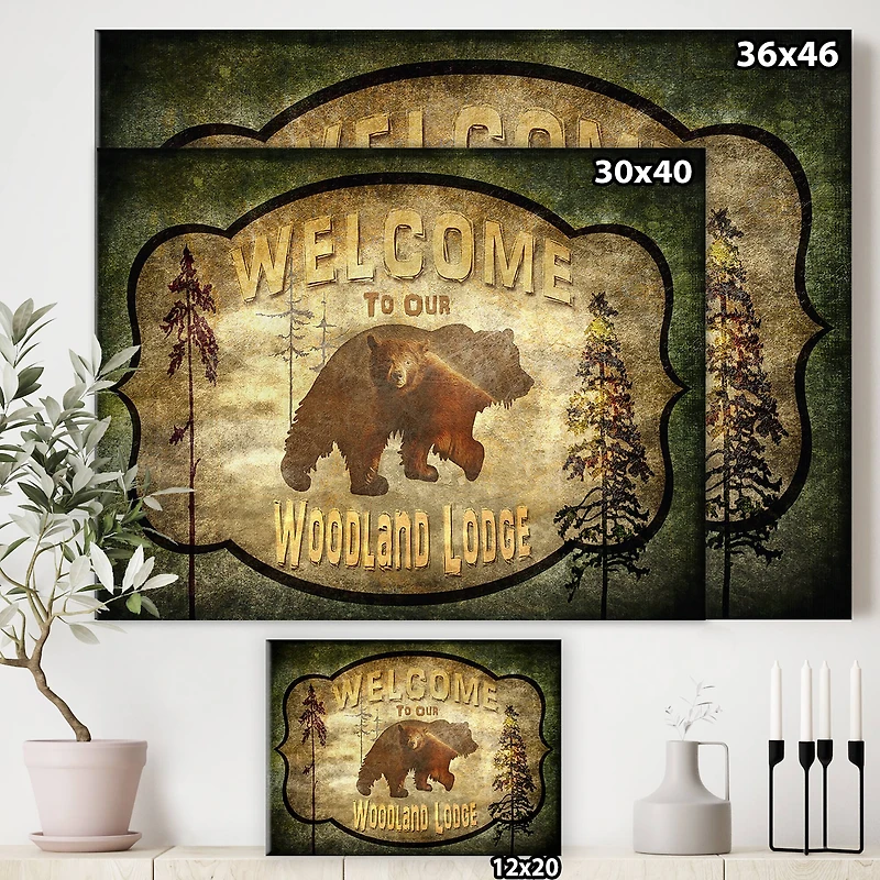 Designart - Welcome_Lodge Bear