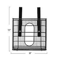 Household Essentials Over the Door Mesh Metal Basket