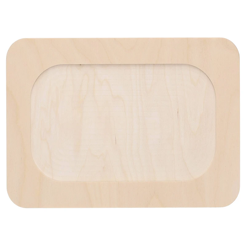 Leisure Arts® 11" Rectangle Welled Wood Surface