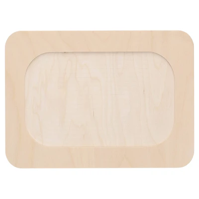 Leisure Arts® 11" Rectangle Welled Wood Surface