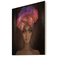 Designart - African American Woman with Turban VI