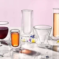 JoyJolt® Cosmo Insulated Double Wall Highball Glasses, 4ct.