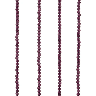 Violet Faceted Glass Round Beads, 2.8mm by Bead Landing™