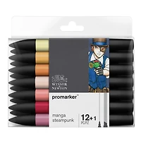 Winsor & Newton® ProMarker™ Manga Steampunk 13 Marker Set