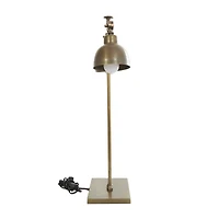 2ft. Brass Stainless Steel Desk Lamp with Double Shades