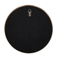 Hello Honey® 14" Natural Brown Round Sandstone Wall Mirror