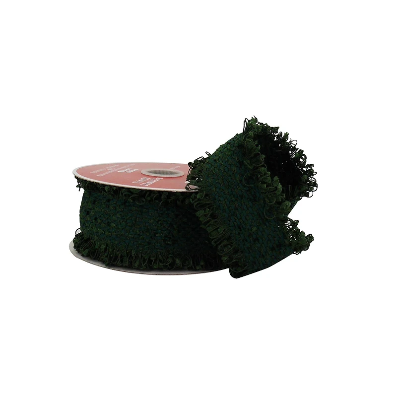 1.5" x 9ft. Green Knit Ribbon by Celebrate It®