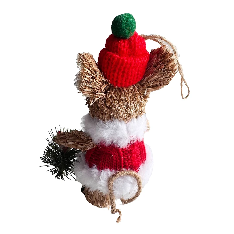 5.5" Sisal Mouse Natural Ornament by Ashland®