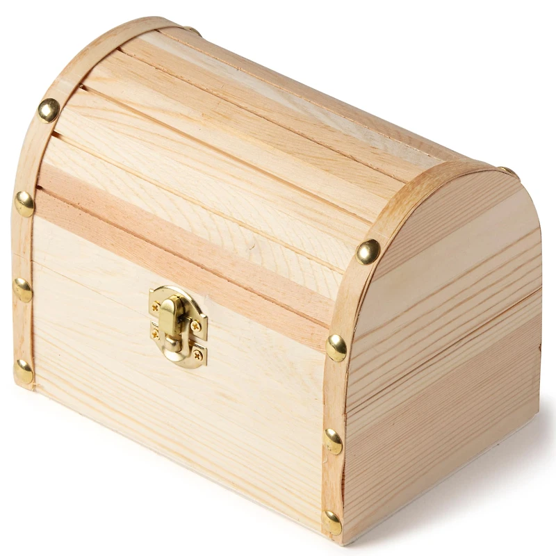 8 Pack: 6.5" Wood Domed Box by Make Market®