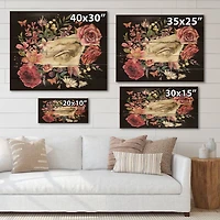 Designart - Greek Sculpture David Eye With Dried Wildflowers