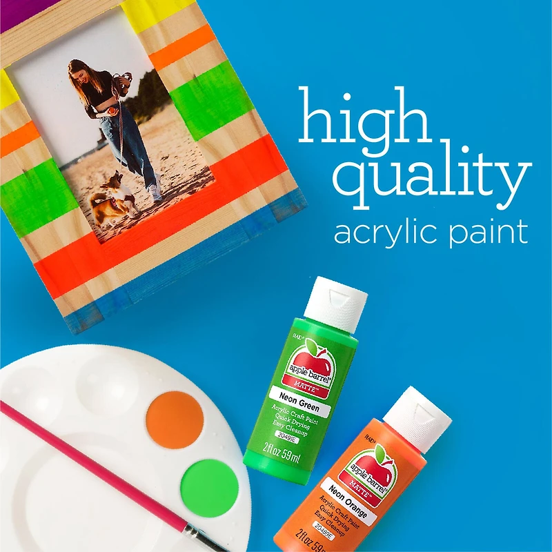 Apple Barrel® Acrylic Neon Paints & Mod Podge 13 Piece Set