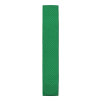 72" White Dots on Green Poly Twill Table Runner