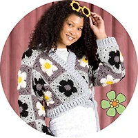 3 Pack Red Heart® All In One Flower Power™ Yarn