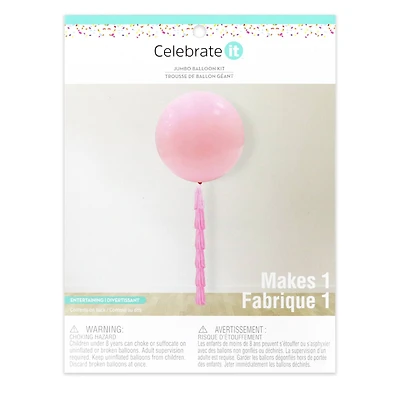 12 Pack: Jumbo Balloon Kit with Tassel by Celebrate It™