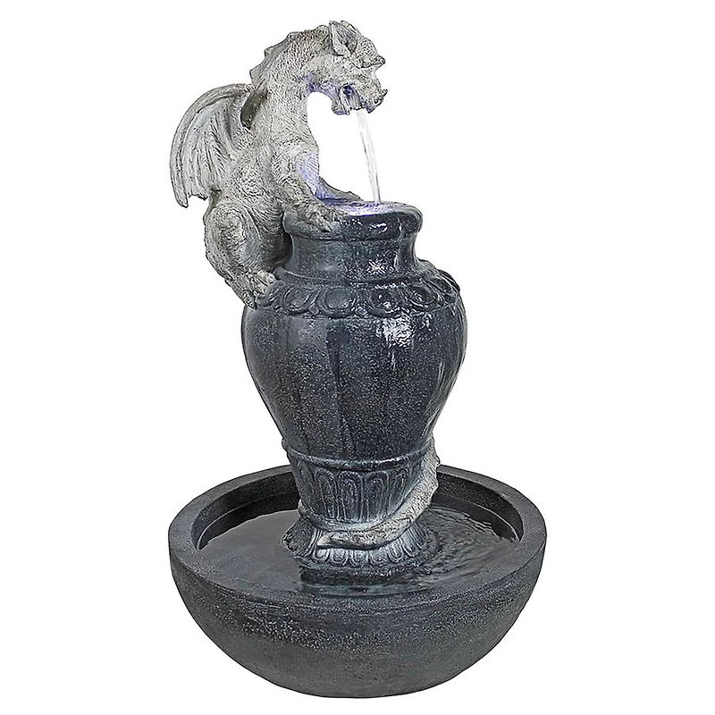 Design Toscano The Viper Dragon Sculptural Fountain