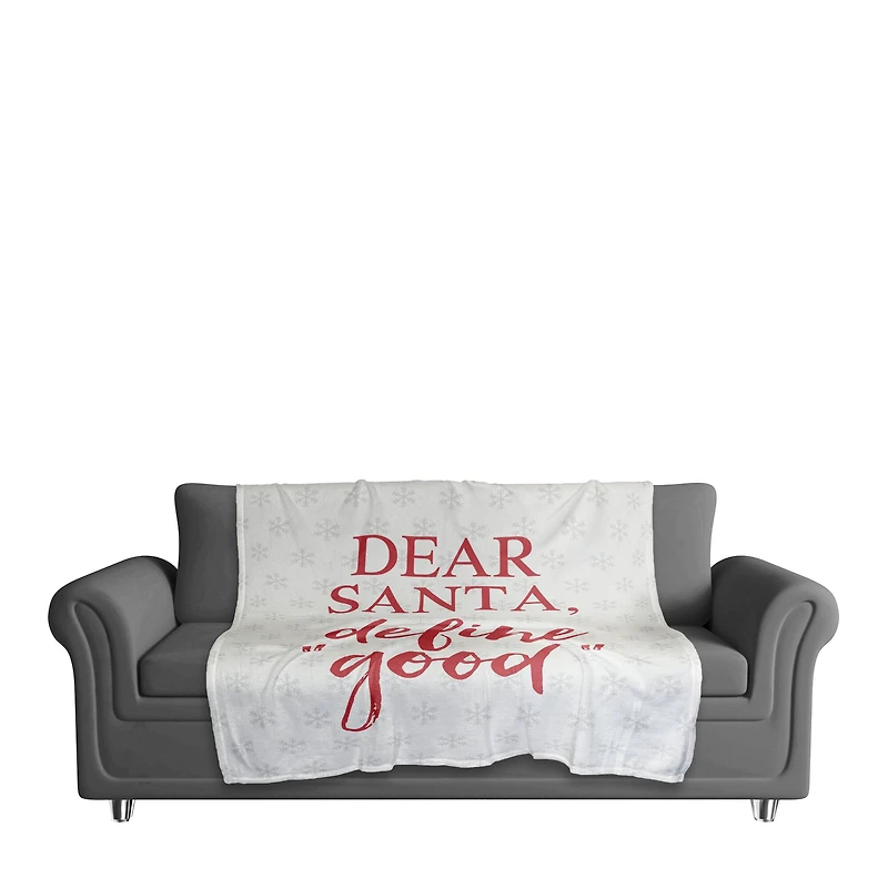 Dear Santa 50x60 Coral Fleece Blanket