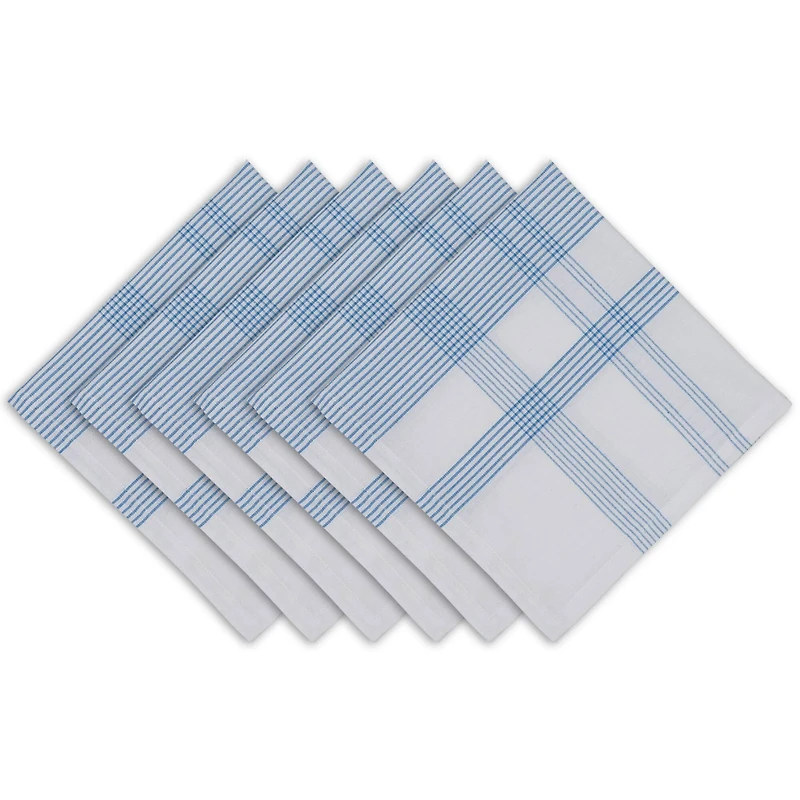 DII® Summer Day Plaid Cloth Dinner Napkins, 6ct.
