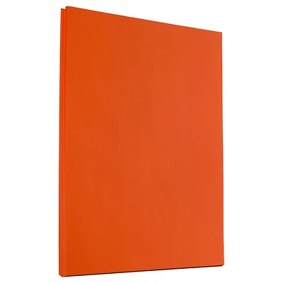 JAM Paper Orange 8.5" x 11" 24lb. Recycled Paper Pack, 500 Sheets