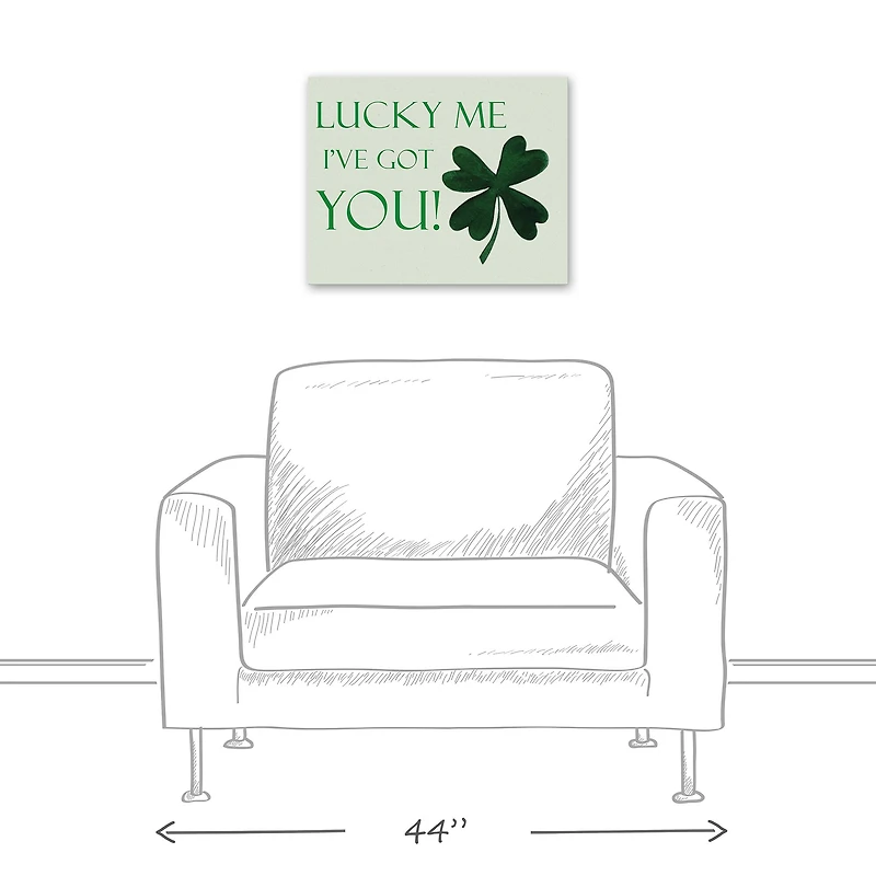 Lucky Me I've Got You 20" x 16" Canvas Wall Art