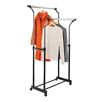 Honey Can Do Heavy Duty Double Hanging Garment Rack