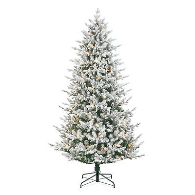 7.5ft. Pre-Lit Boulderwood Spruce Artificial Christmas Tree, Clear Lights