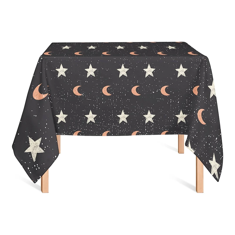 Star and Moon Pattern 58" x 58" Tablecloth