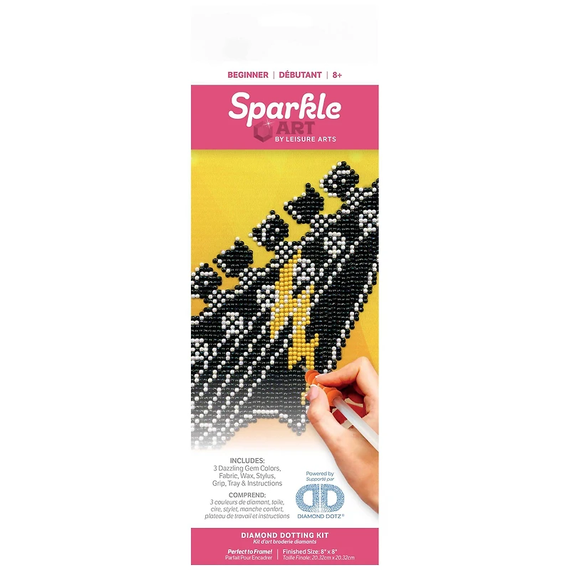 Sparkle Art Beginner Guitar Head Diamond Painting Kit