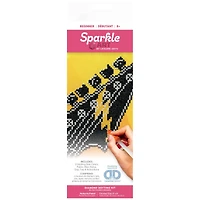 Sparkle Art Beginner Guitar Head Diamond Painting Kit