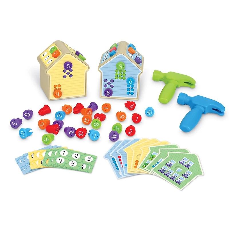 Learning Resources Number Nails! Fine Motor Math Game