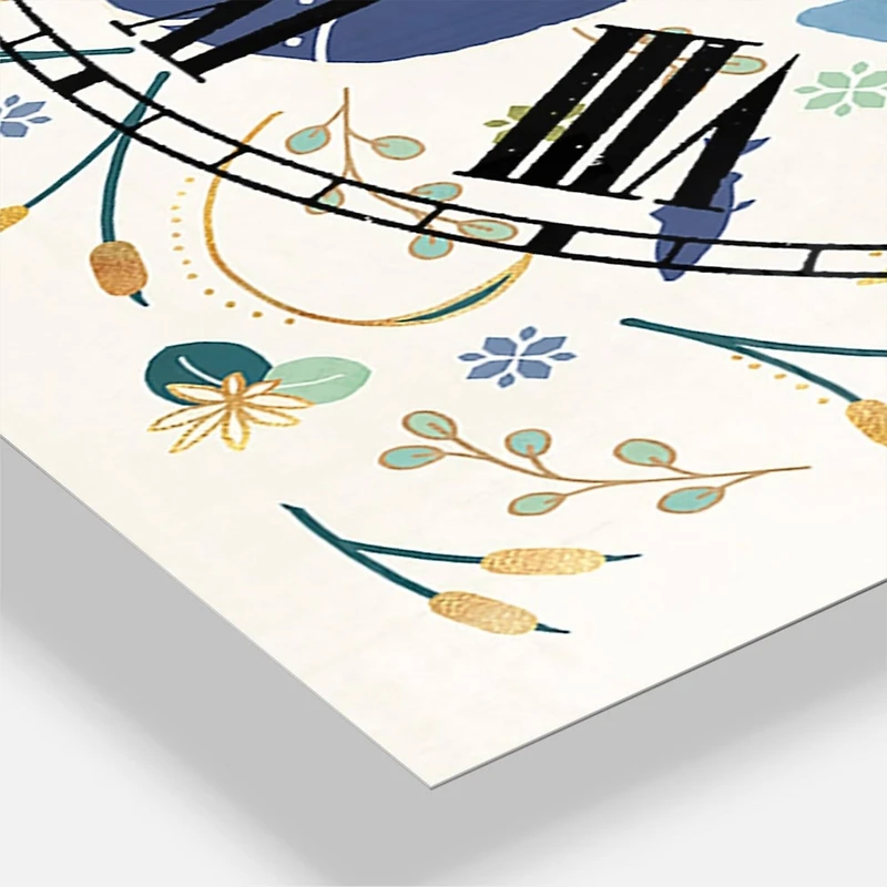 Designart Just A Lakeaholic Lake House 3 Panel Wall Clock