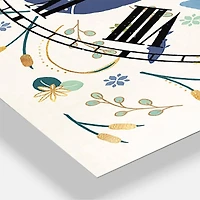 Designart Just A Lakeaholic Lake House 3 Panel Wall Clock