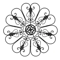 Glitzhome® 23.75" Traditional Iron Scroll Wall Décor