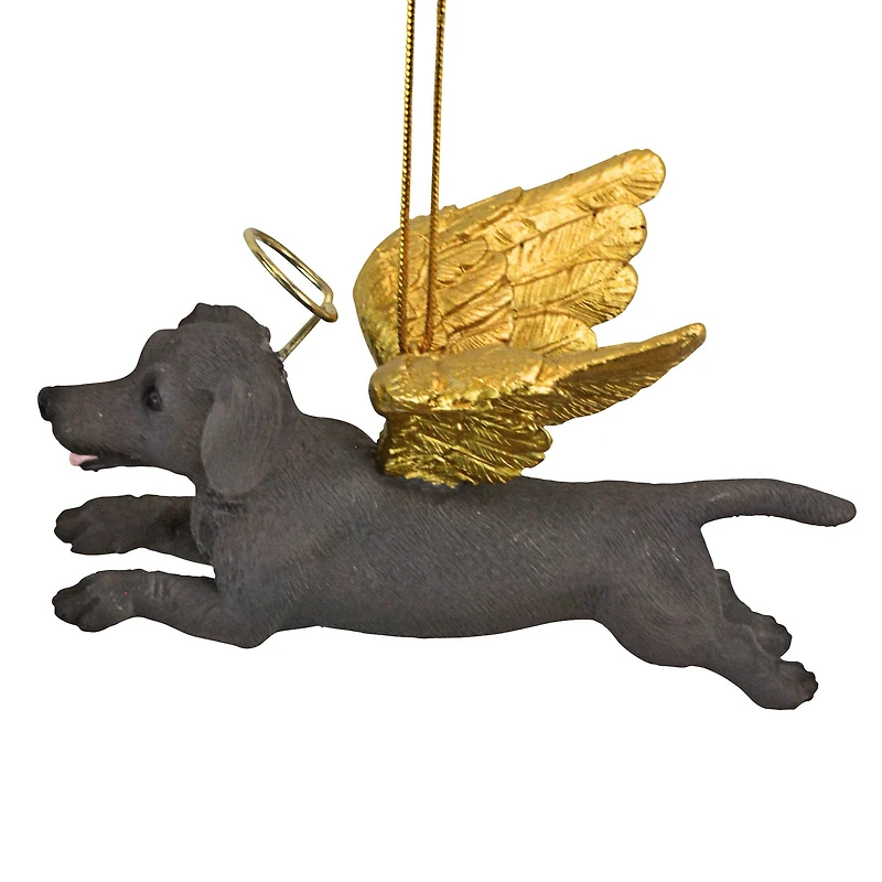 Design Toscano Honor the Pooch Weimaraner Holiday Dog Angel Ornament