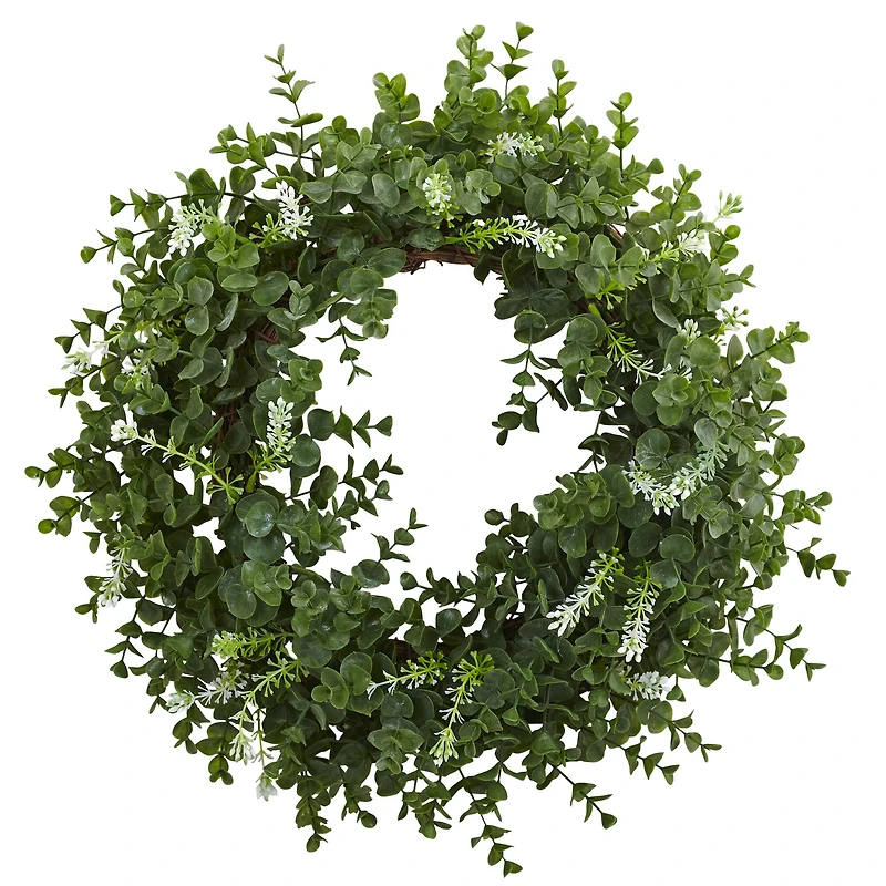18” Double Ring Eucalyptus Wreath