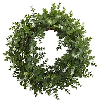 18” Double Ring Eucalyptus Wreath
