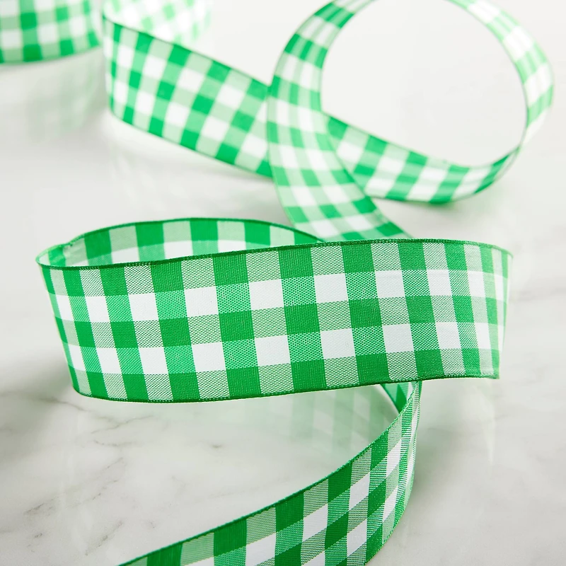 1.5" x 3yd. Wired Checkered Ribbon by Celebrate It
