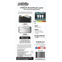 ArtSkills® 20ct. Cool White LED String Lights