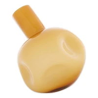 6" Yellow Abstract Vase