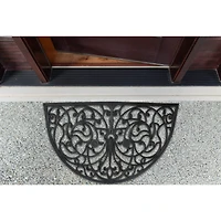 DII® J&M French Arch Half Round Rubber Doormat