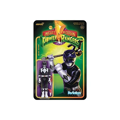 Mighty Morphin Power Rangers Black Ranger Action Figure 