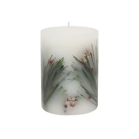 White Twig Santal Embers Scented Pillar Candle by Ashland
