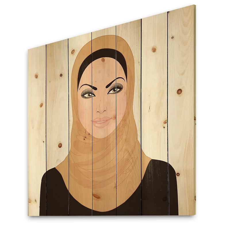 Designart - Portrait of Muslim Woman In Traditional Hijab