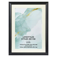 8 Pack: Black 12" x 18" Frame With Mat, Lifestyles™ by Studio Décor®