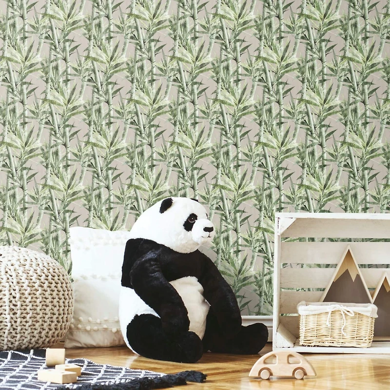 RoomMates Lucky Bamboo Peel & Stick Wallpaper