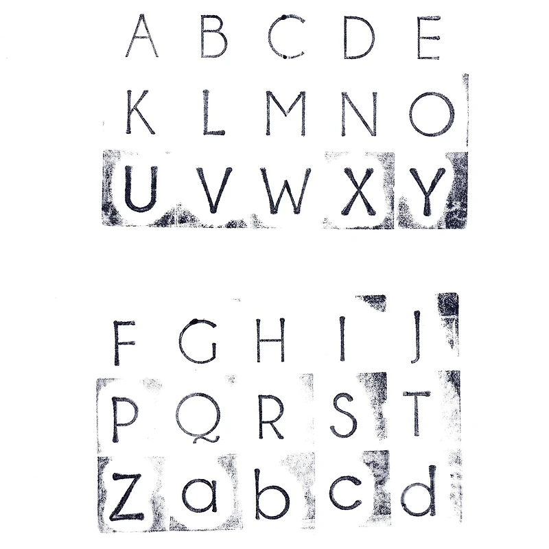 Modern Alphabet Wood Stamps by Recollections™